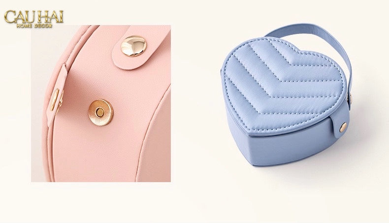 HAUTE FOLIE - HỘP TRANG SỨC MINI D'AMOUR CREAMY PEACH - CẬU HAI HOME DECOR