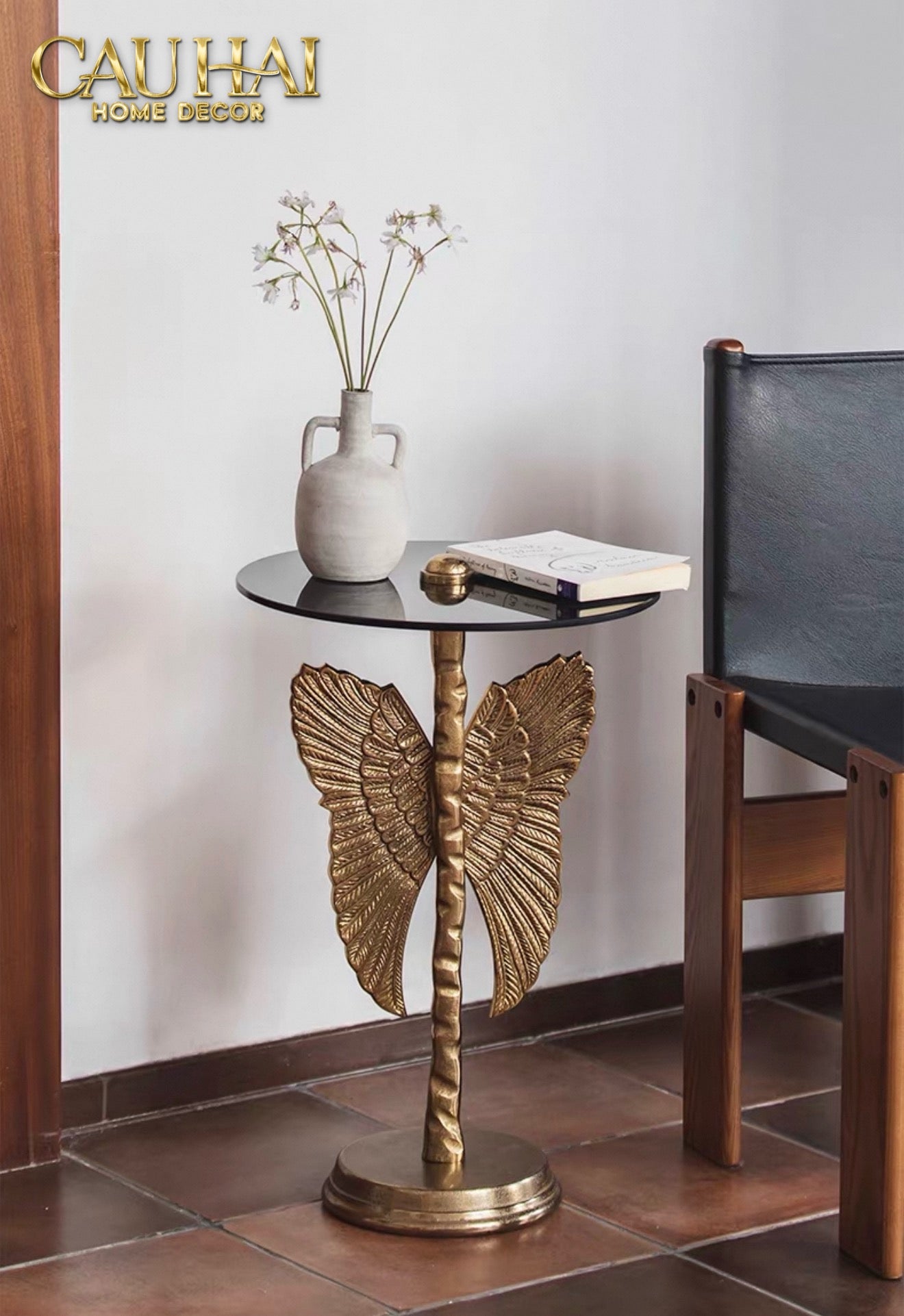 Home Couture - Bàn Góc Papillon Brasson Side Table-CẬU HAI HOME DECOR