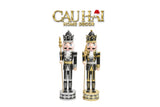 Fêtes Couture - Set 2 Tượng Nutcracker Allure D'Or Minuit Impérial H30-CẬU HAI HOME DECOR