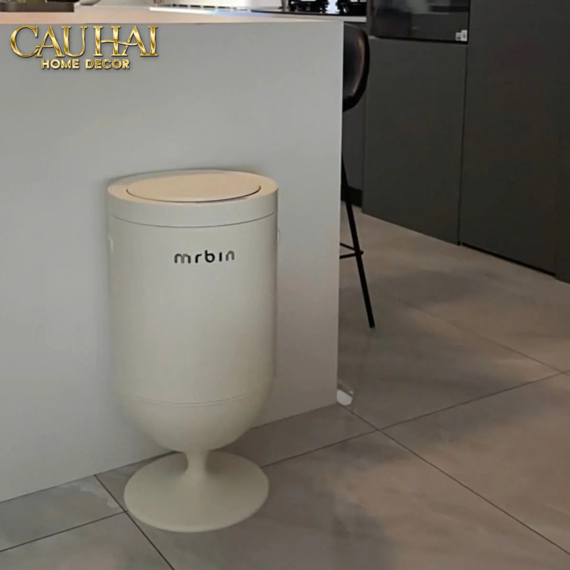 HOME COUTURE - THÙNG RÁC PREMIUM AUTOMATIC OPAL CHALICE MR BIN 20L - CẬU HAI HOME DECOR