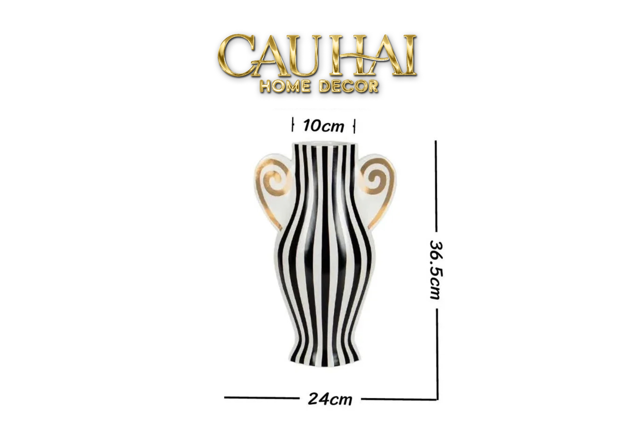 HOME COUTURE - BÌNH HOA RENAISSANCE GRECQUE SOHO CHIC S22/S36 - CẬU HAI HOME DECOR
