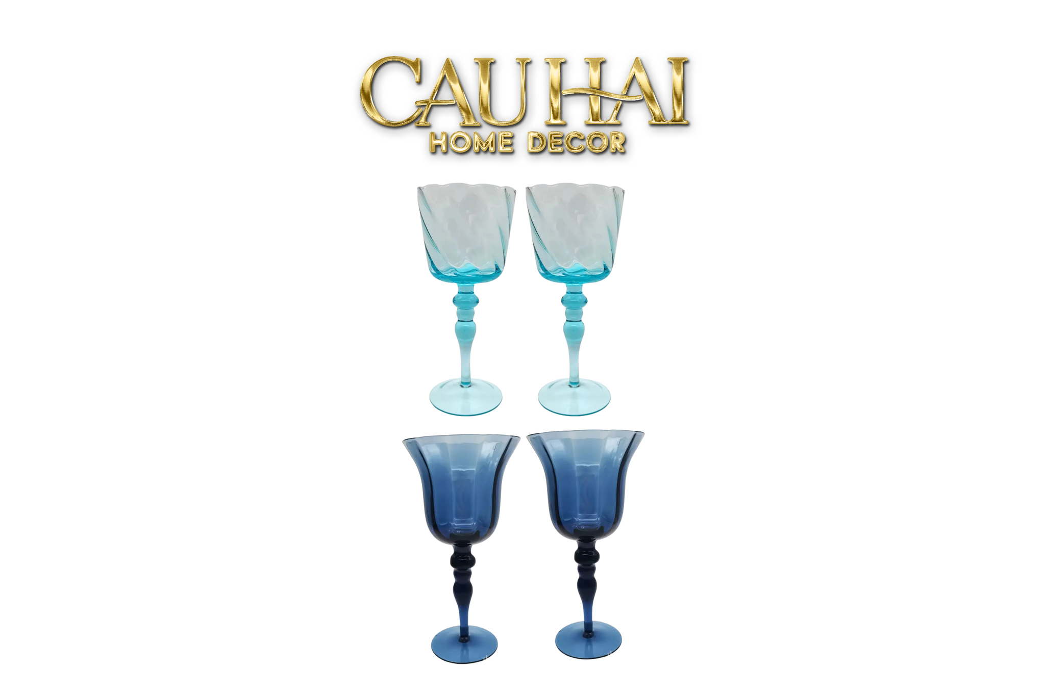 SET 2 LY OCEANIA ALANTIAN 320ML VINO ROSSO GLASSES - CẬU HAI HOME DECOR