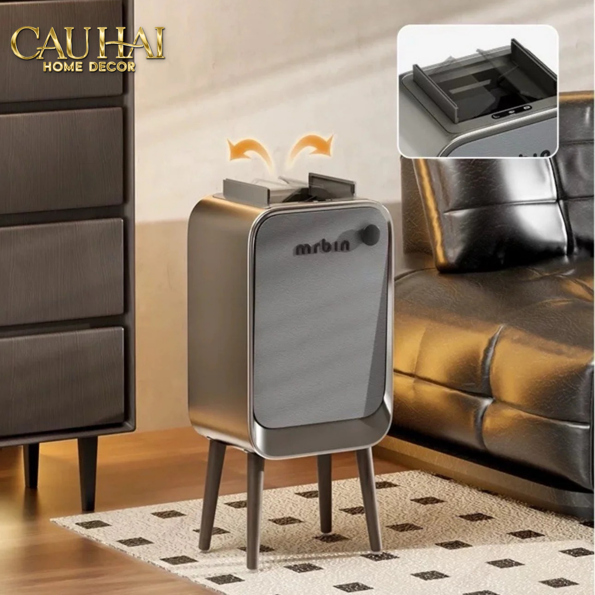 HOME COUTURE - THÙNG RÁC MR BIN AUTOMATIC 20L - CẬU HAI HOME DECOR