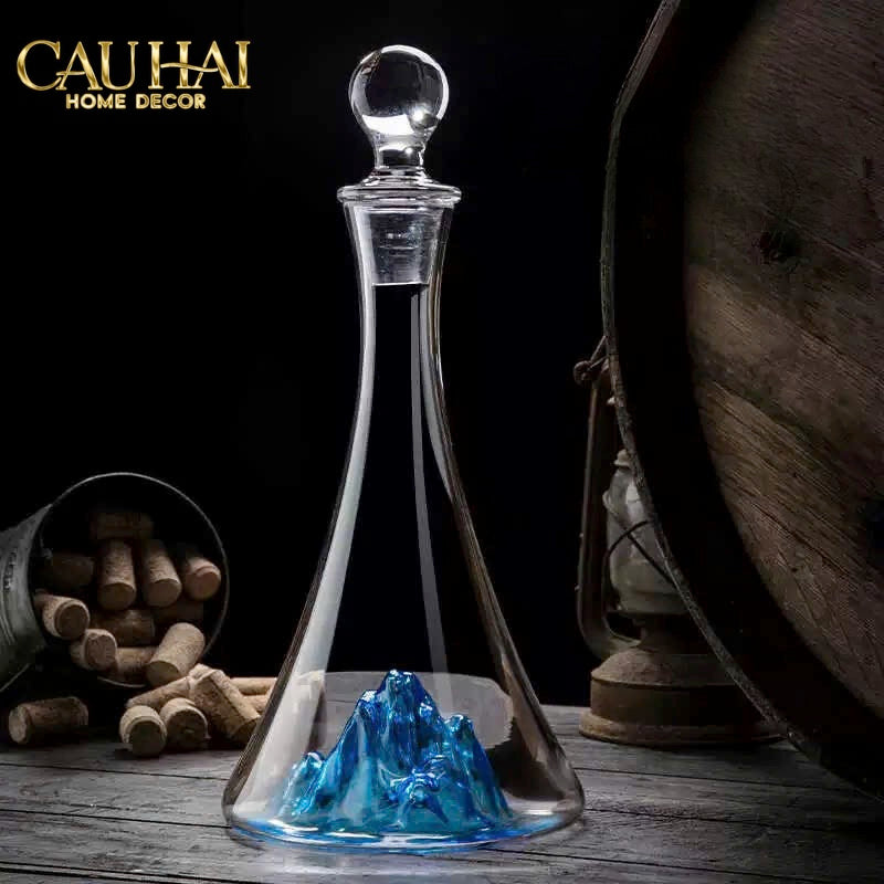 Home Couture - Bình Crystal Decanter Red Wine Oceanami 1150Ml-CẬU HAI HOME DECOR