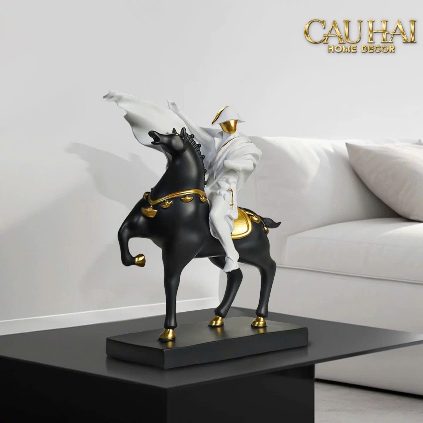 TƯỢNG HOÀNG ĐẾ CHINH PHẠT EMPEREUR NAPOLÉON IMPÉRIALE CONQUÊTE - JOUR / NUIT - CẬU HAI HOME DECOR