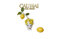 La Sicilia Royale - Bình Hoa Gốm Sứ Duchessa Limone di Sicilia H18