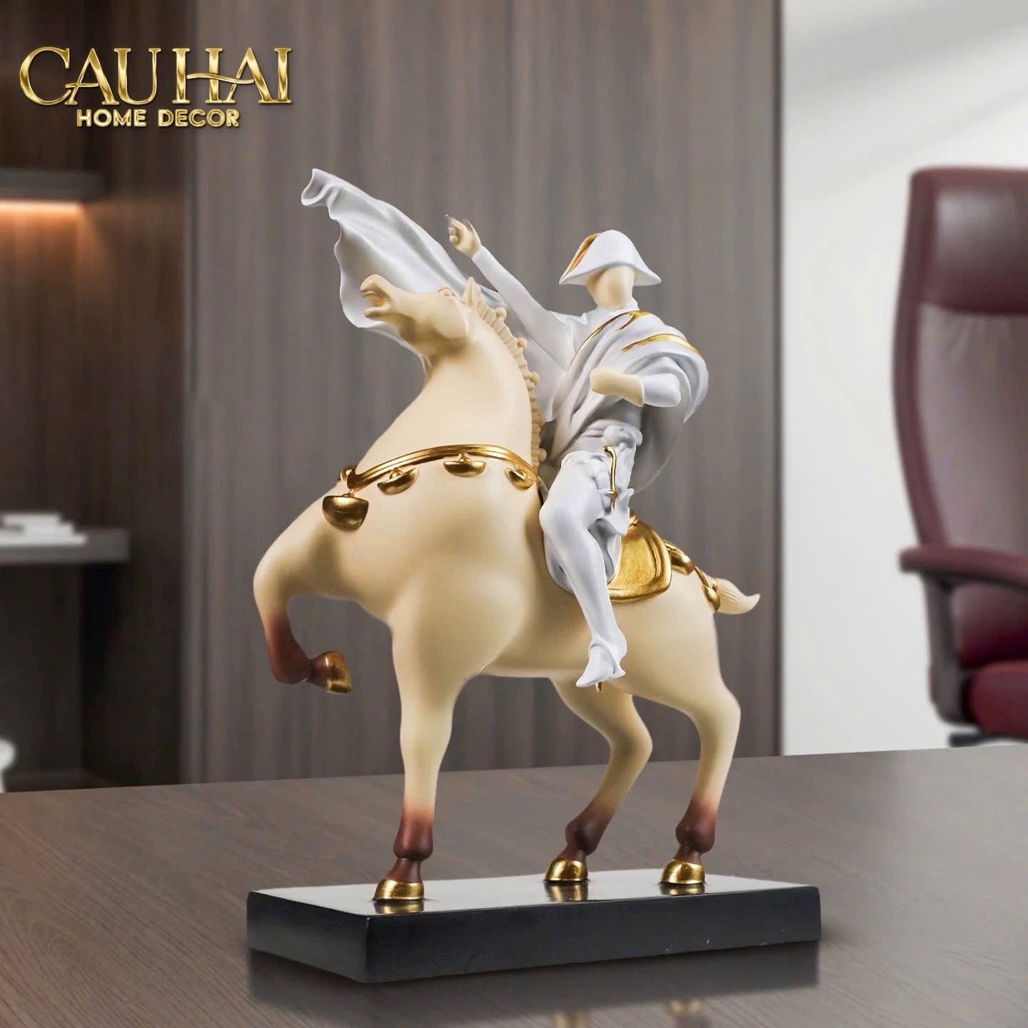 TƯỢNG HOÀNG ĐẾ CHINH PHẠT EMPEREUR NAPOLÉON IMPÉRIALE CONQUÊTE - JOUR / NUIT - CẬU HAI HOME DECOR