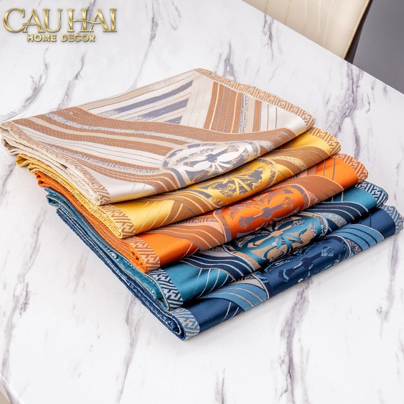KHĂN TRẢI BÀN GLOIRE IMPÉRIALE TERRA TABLE RUNNER 30X210 - CẬU HAI HOME DECOR