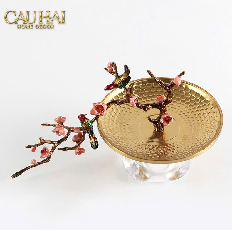 Elysian - Đĩa Branche De Bonheur Atélier-CẬU HAI HOME DECOR