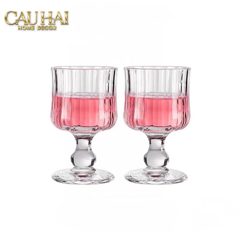 SET 2 LY PARISIENNE CHARM BISTRO GLASSES 200ML - CẬU HAI HOME DECOR