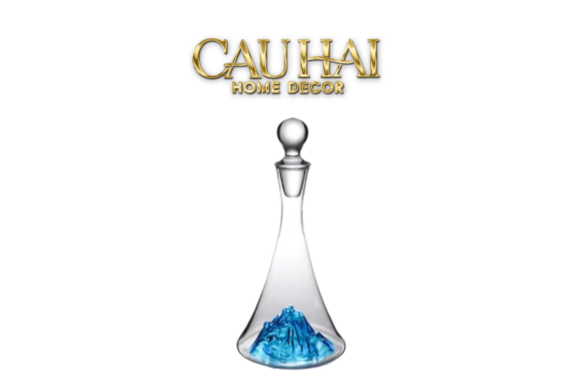 Home Couture - Bình Crystal Decanter Red Wine Oceanami 1150Ml-CẬU HAI HOME DECOR