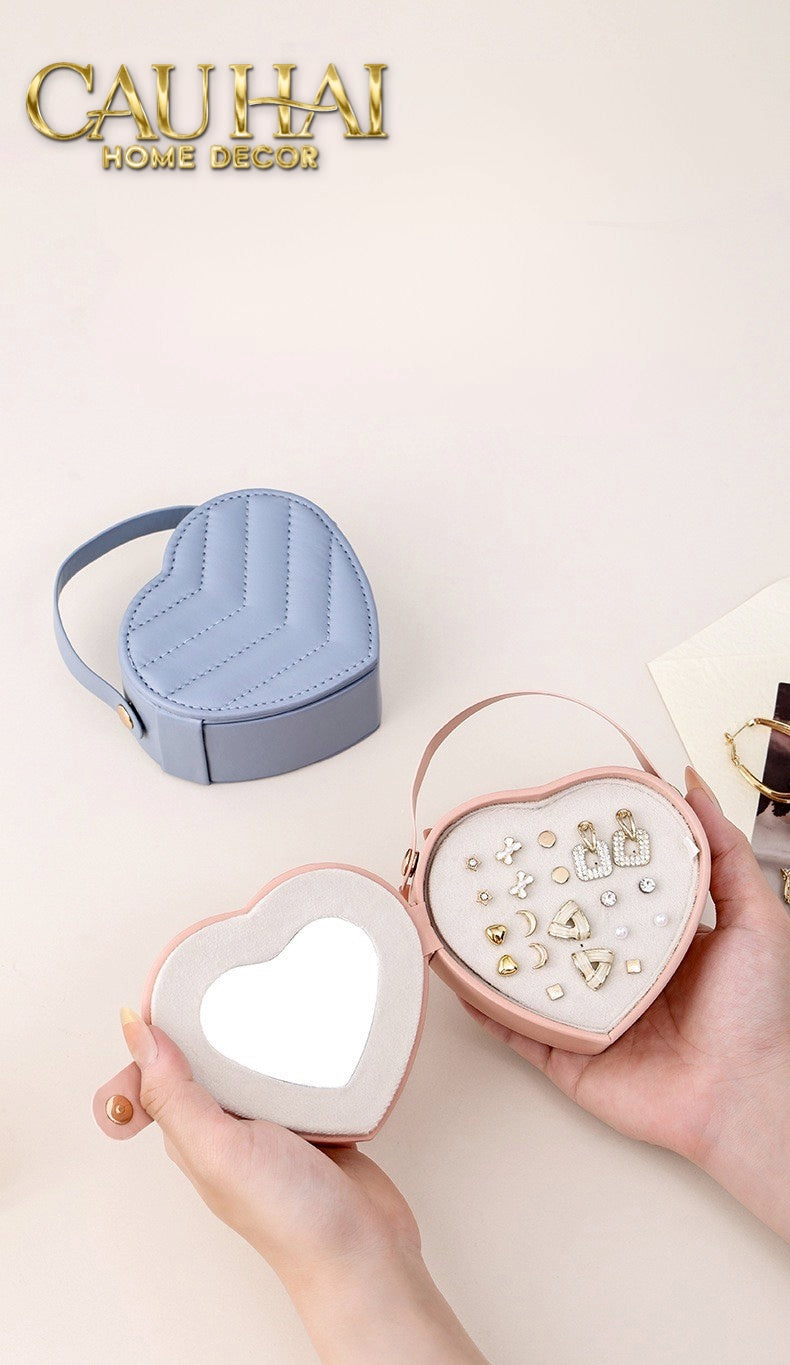 HAUTE FOLIE - HỘP TRANG SỨC MINI D'AMOUR CREAMY PEACH - CẬU HAI HOME DECOR