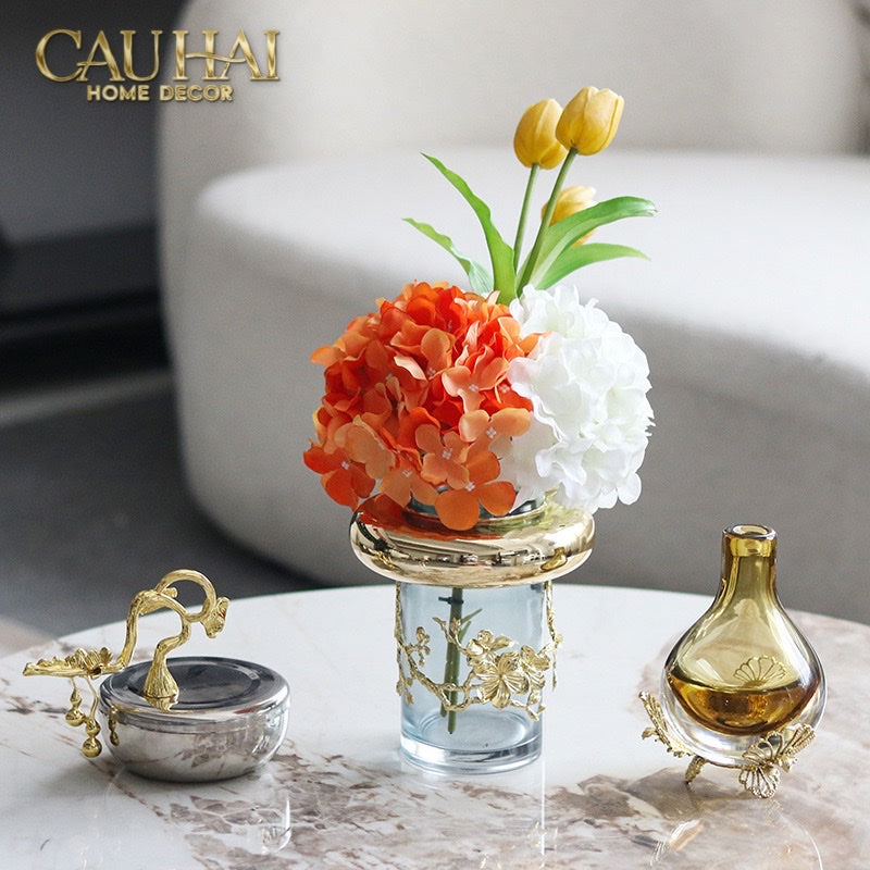 HOME COUTURE - LỌ PLATINUM IMPÉRIAL BIRD NEST JAR-CẬU HAI HOME DECOR