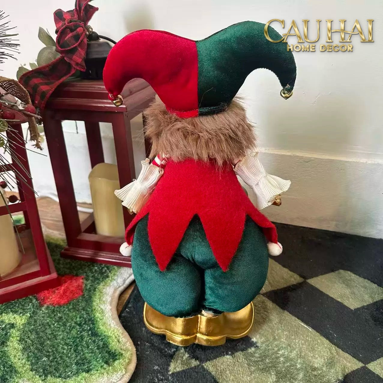 FÊTES COUTURE - CHÚ HỀ HOLIDAY HARLEQUIN CHRISTMAS FESTIF ORNAMENTS - CẬU HAI HOME DECOR