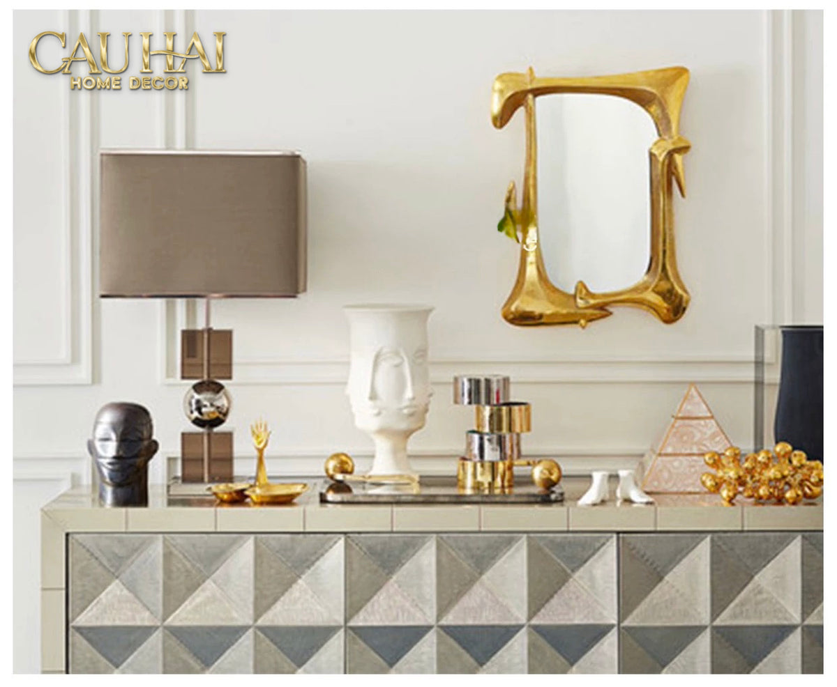 Bình Hoa Composite Tượng Muse - Adler Inspired 16x31.5-BÌNH HOA-Đối tác tại Trung Quốc theo từng đơn đặt hàng-CẬU HAI HOME DECOR