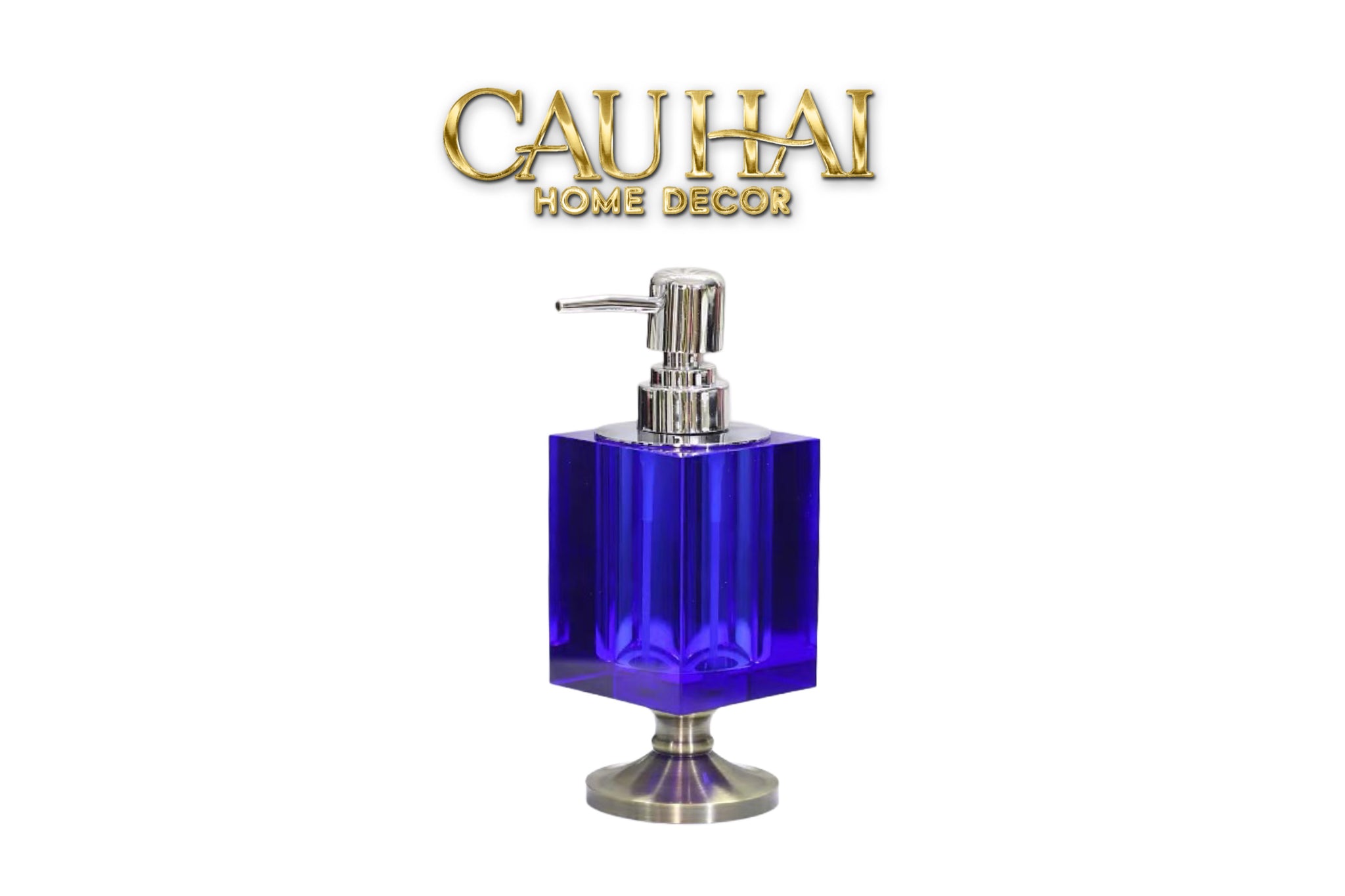 HOME COUTURE – CHAI KIT LOTION DEEPSEA BLUE CRYSTAL CUBE IMPÉRIAL - CẬU HAI HOME DECOR
