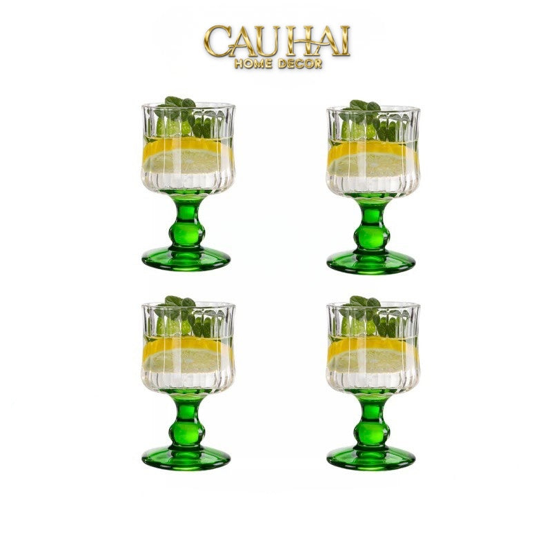 SET 2 LY PARISIENNE CHARM BISTRO GLASSES 200ML - CẬU HAI HOME DECOR