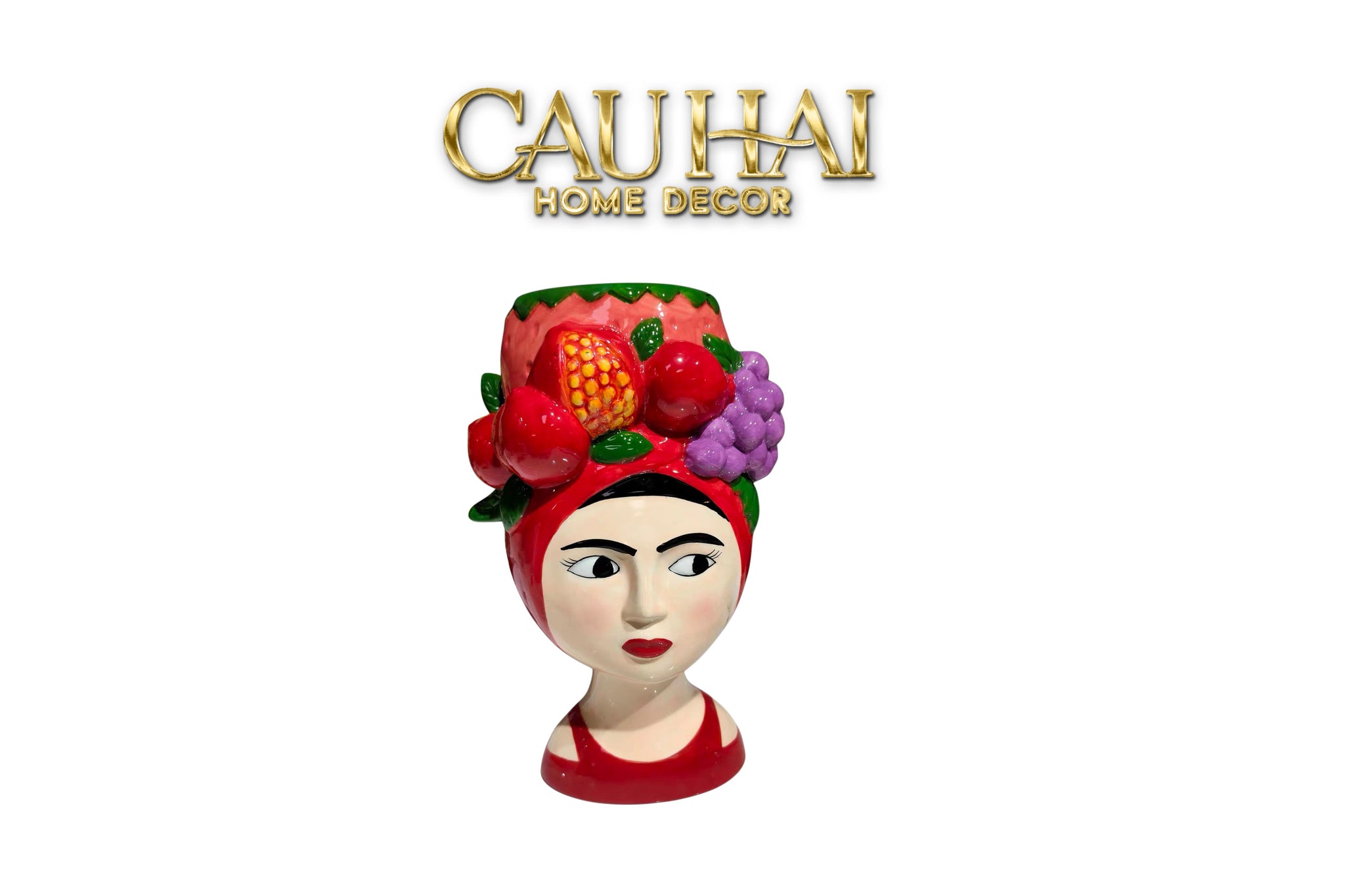 La Sicilia Royale - Tượng Trang Trí Gốm Sứ Regina del Giardino H31