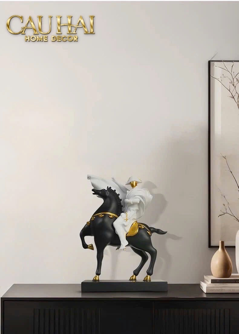 TƯỢNG HOÀNG ĐẾ CHINH PHẠT EMPEREUR NAPOLÉON IMPÉRIALE CONQUÊTE - JOUR / NUIT - CẬU HAI HOME DECOR