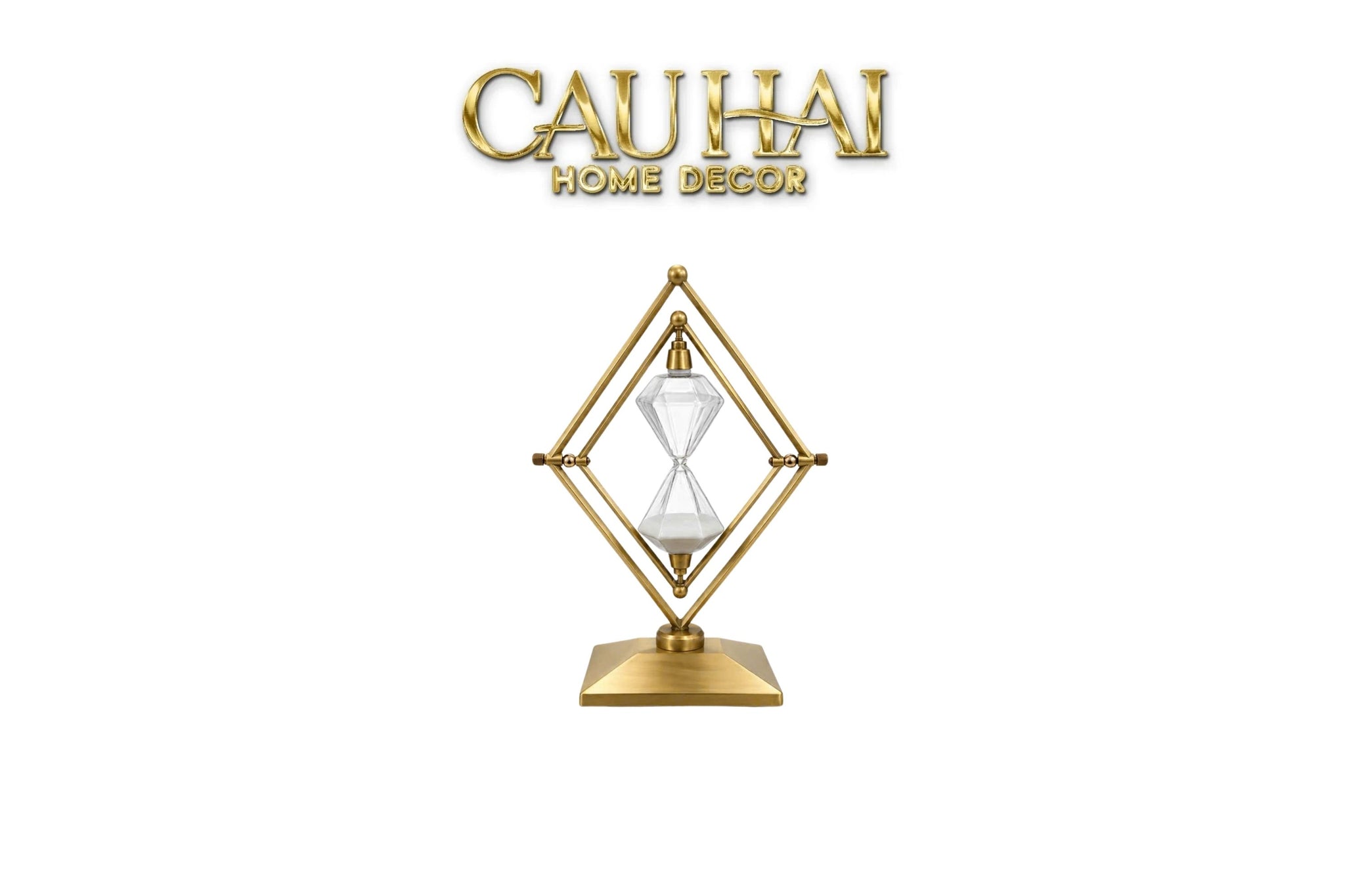 Đồng Hồ Cát Temps Diamant Gildded Mordern 30*20*10