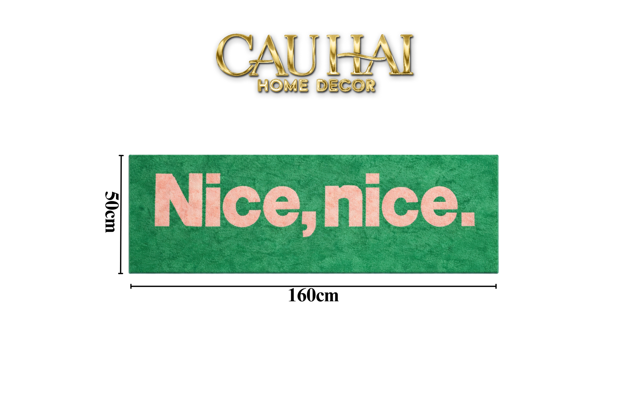 Thảm Bed Sợi Dệt 50X160 - Nice & Nice