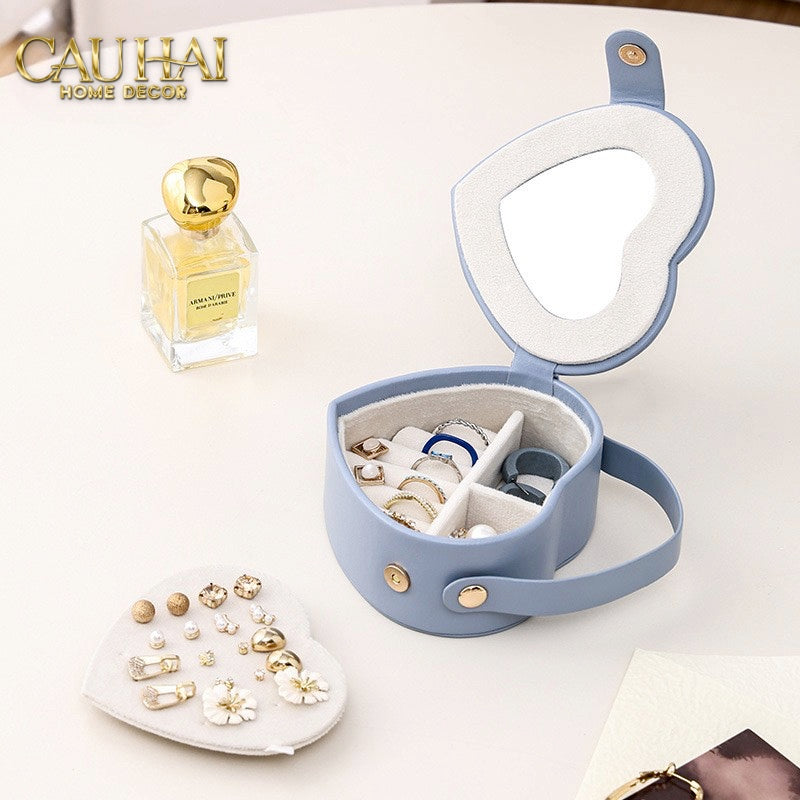 HAUTE FOLIE - HỘP TRANG SỨC MINI D'AMOUR CREAMY PEACH - CẬU HAI HOME DECOR