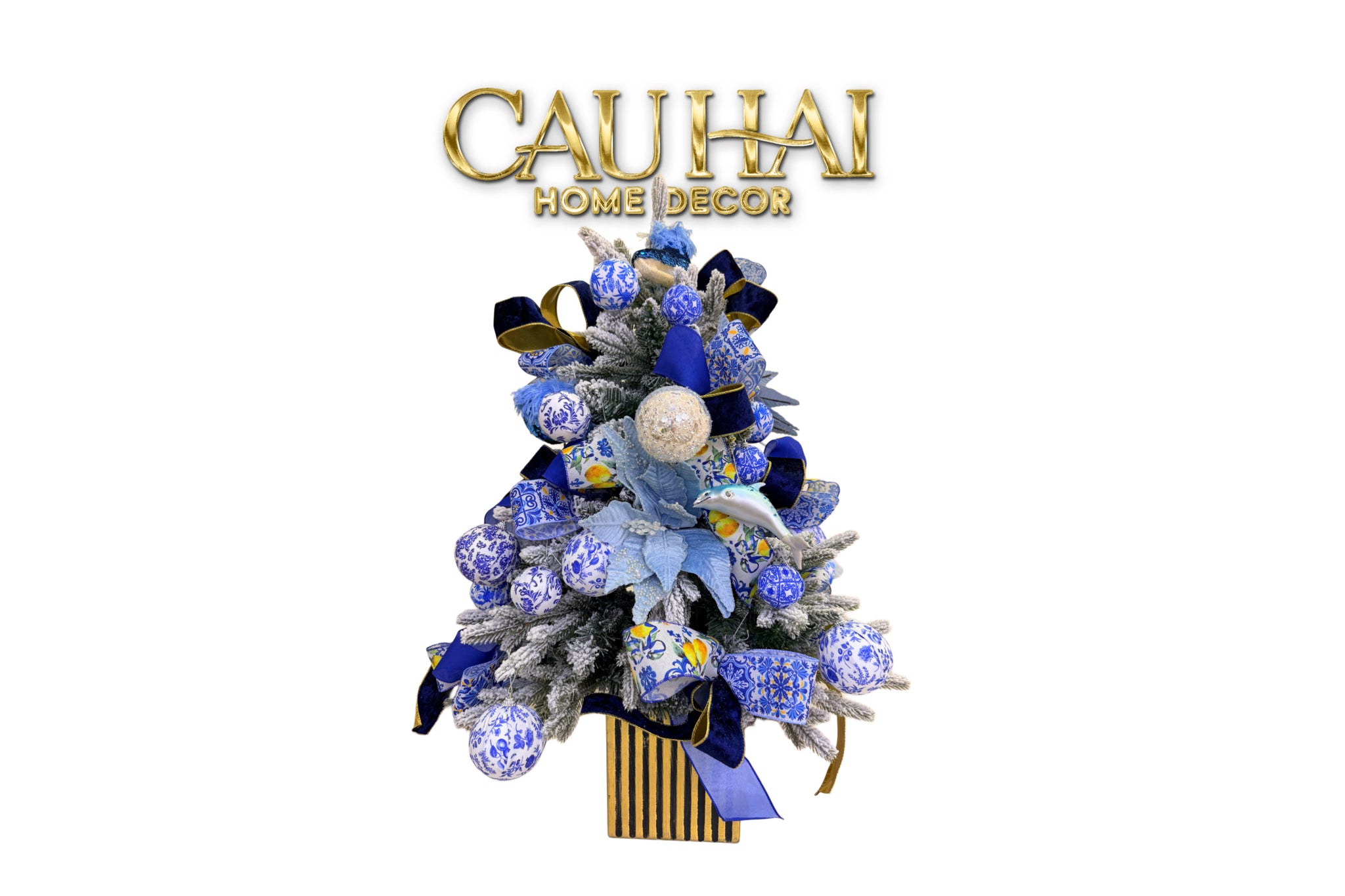 FÊTES COUTURE - CÂY THÔNG BLUE IMPÉRIALE NOËL TREE 100CM