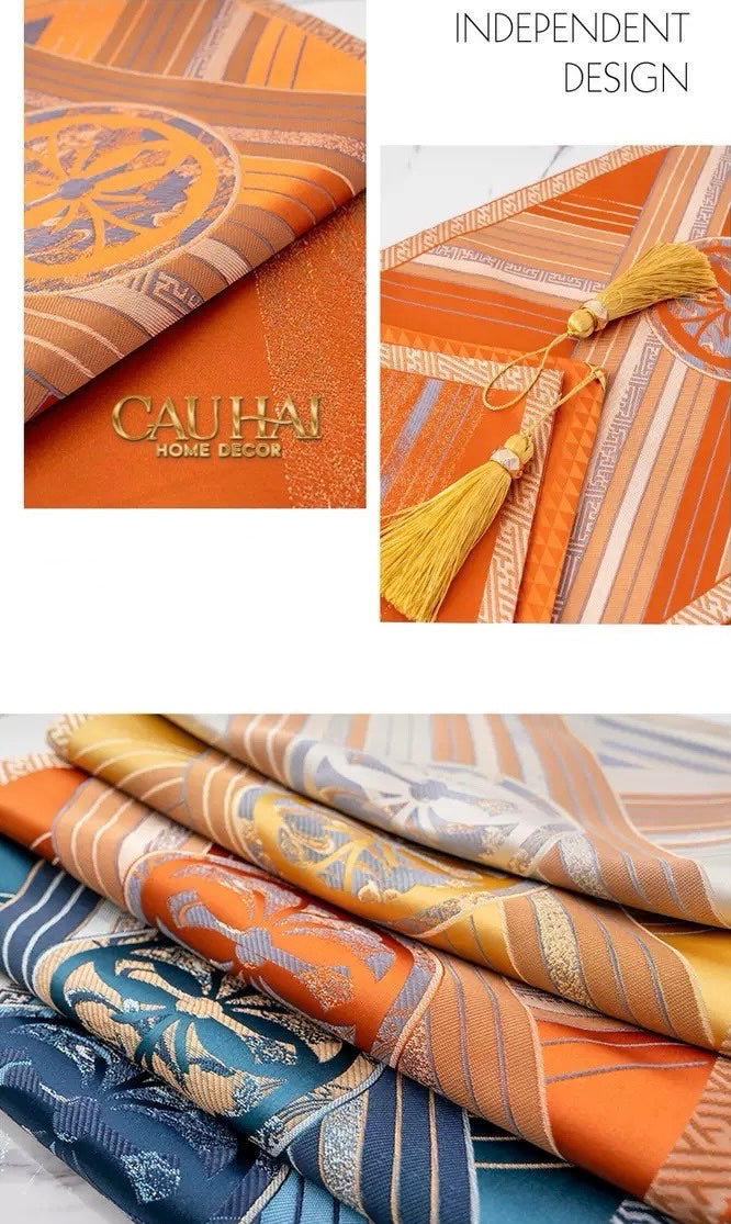 KHĂN TRẢI BÀN GLOIRE IMPÉRIALE TERRA TABLE RUNNER 30X210 - CẬU HAI HOME DECOR