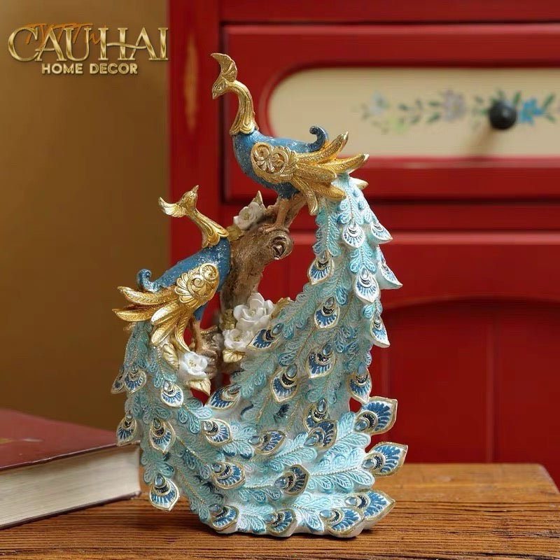 HOME COUTURE - TƯỢNG KHỔNG TƯỚC "LE PAON ROYAL - DANSE DES PAONS - CẬU HAI HOME DECOR