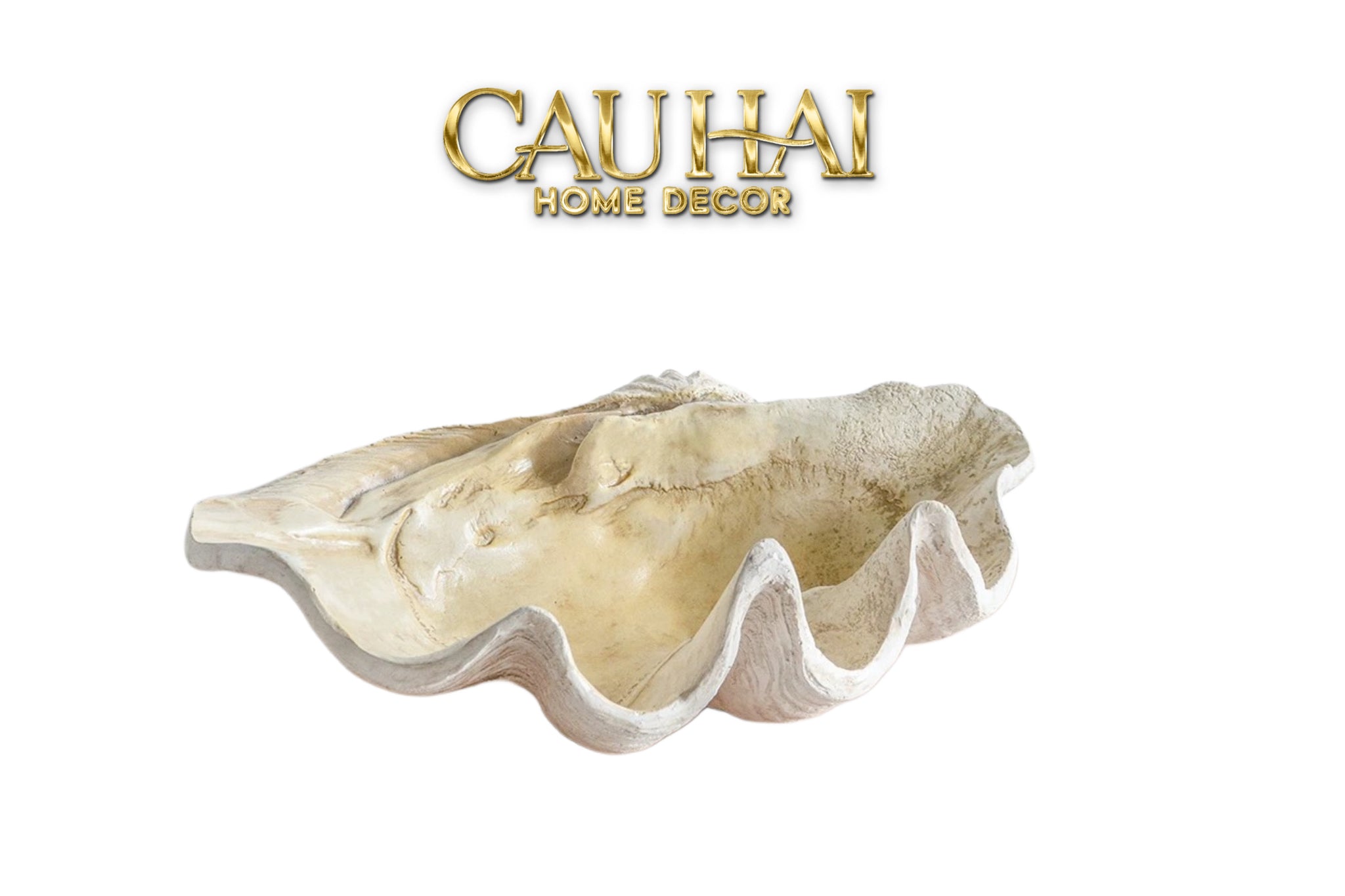 HOME COUTURE - KHAY VỎ SÒ MIRAGE PEARL SEASHELL TRAY D33 - CẬU HAI HOME DECOR