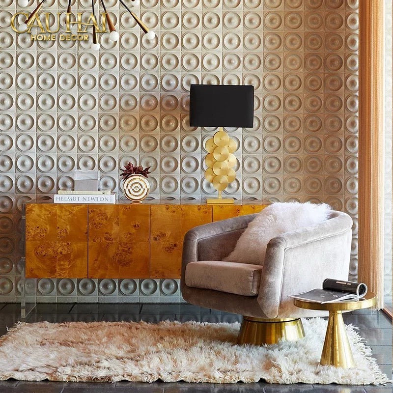 ĐÈN BÀN LÉMAN - LÉMAN GOLDEN SIDE TABLE LAMPSS24 - CẬU HAI HOME DECOR