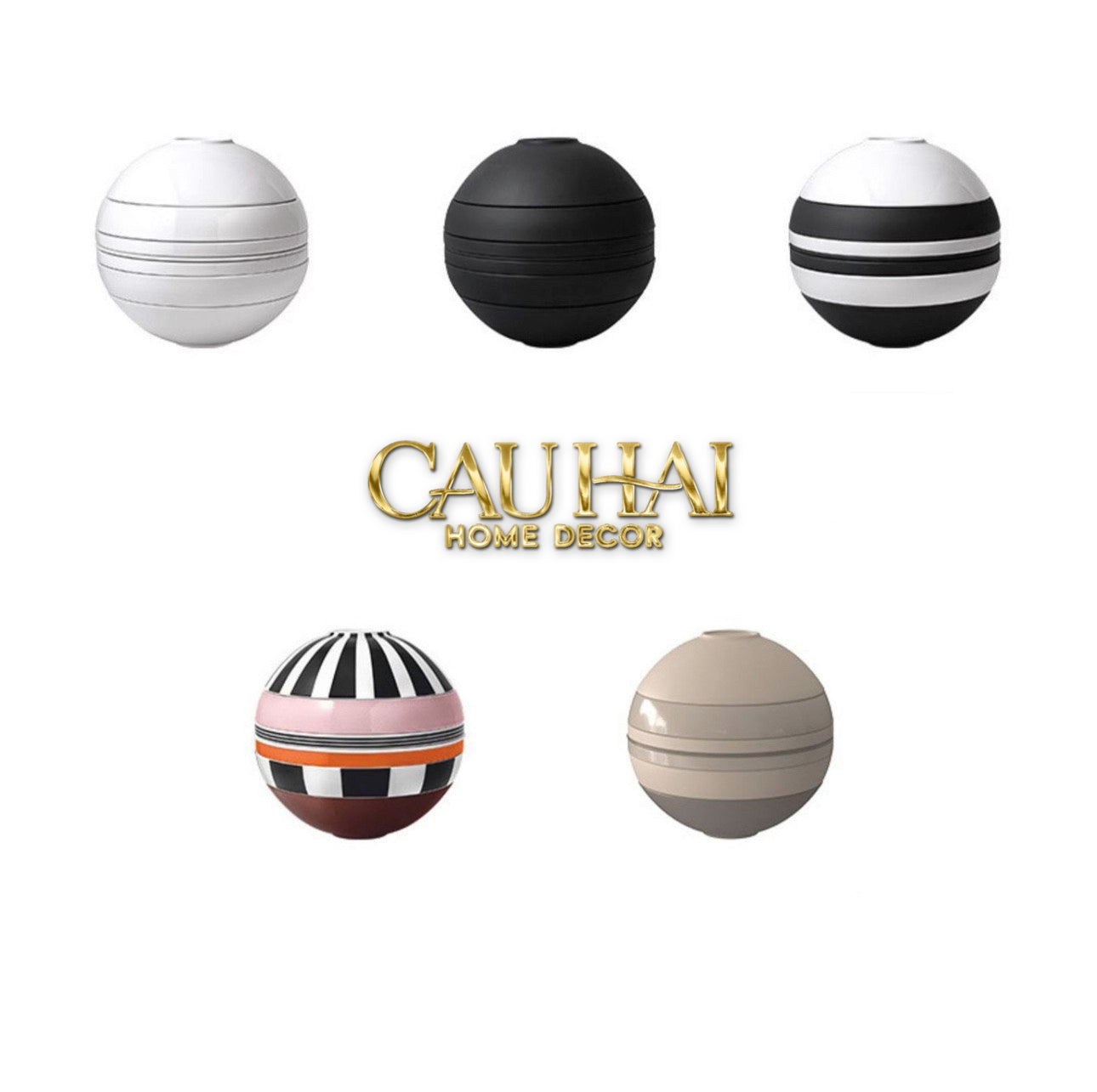 SET ĐĨA GỐM SỨ PREMIÈRE LA PETITE BOULE MEMPHIS COMPLÈTE ÉDITION - FULL BOX - CẬU HAI HOME DECOR