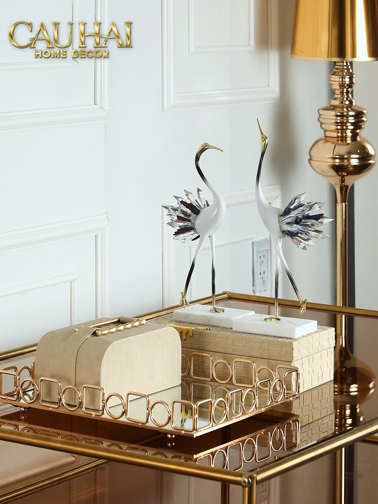 Home Couture - Hộp Khăn Giấy Bamboo - Savoir / Ivory-CẬU HAI HOME DECOR