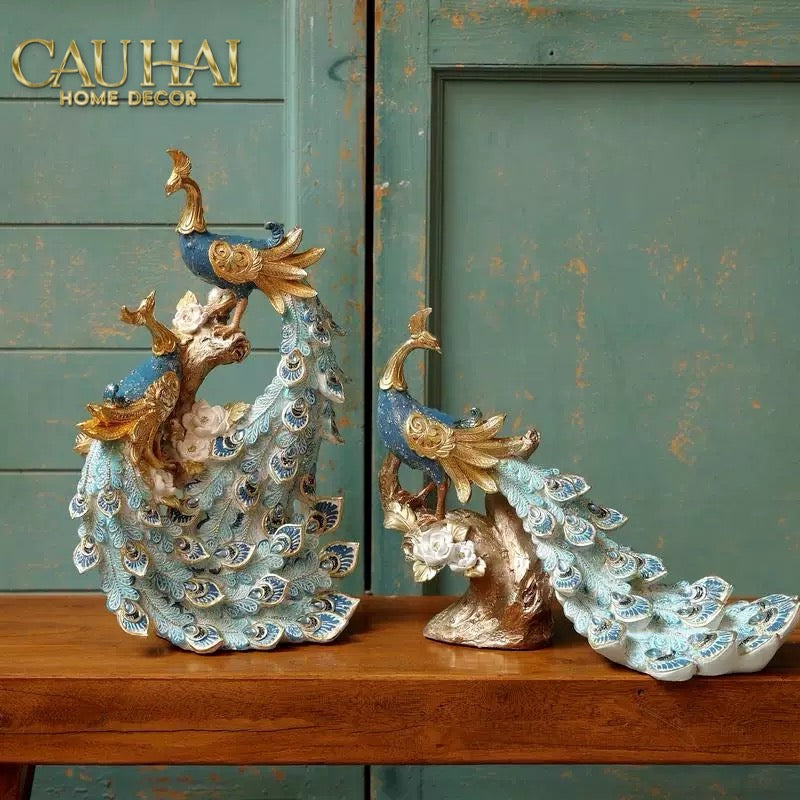 HOME COUTURE - TƯỢNG KHỔNG TƯỚC "LE PAON ROYAL - DANSE DES PAONS - CẬU HAI HOME DECOR