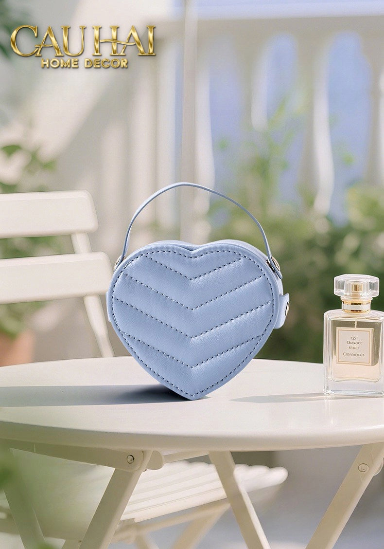 HAUTE FOLIE - HỘP TRANG SỨC MINI D'AMOUR CREAMY PEACH - CẬU HAI HOME DECOR