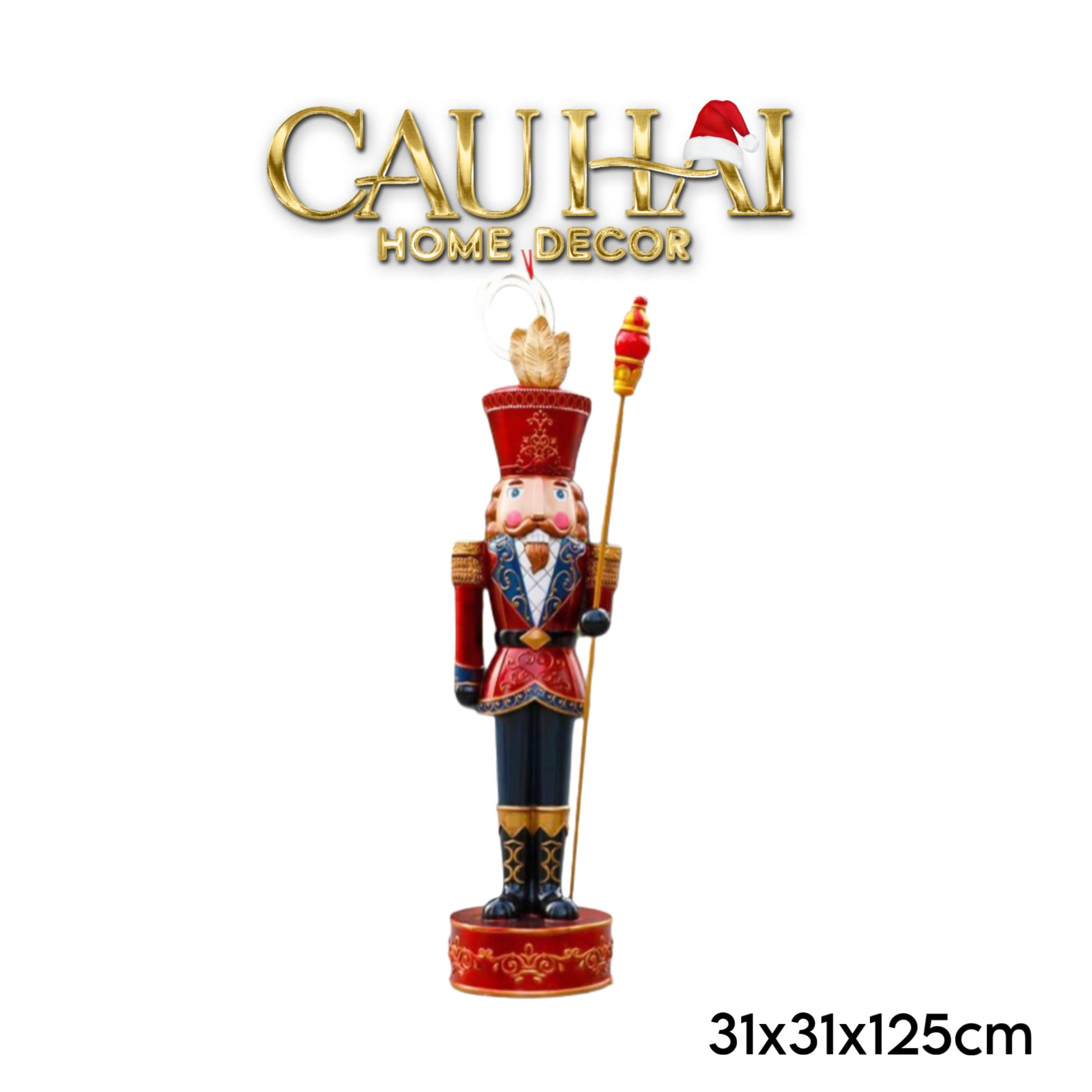 Fêtes Couture - Tượng Nutcracker Grandeur Impérial Christmas 2025-CẬU HAI HOME DECOR