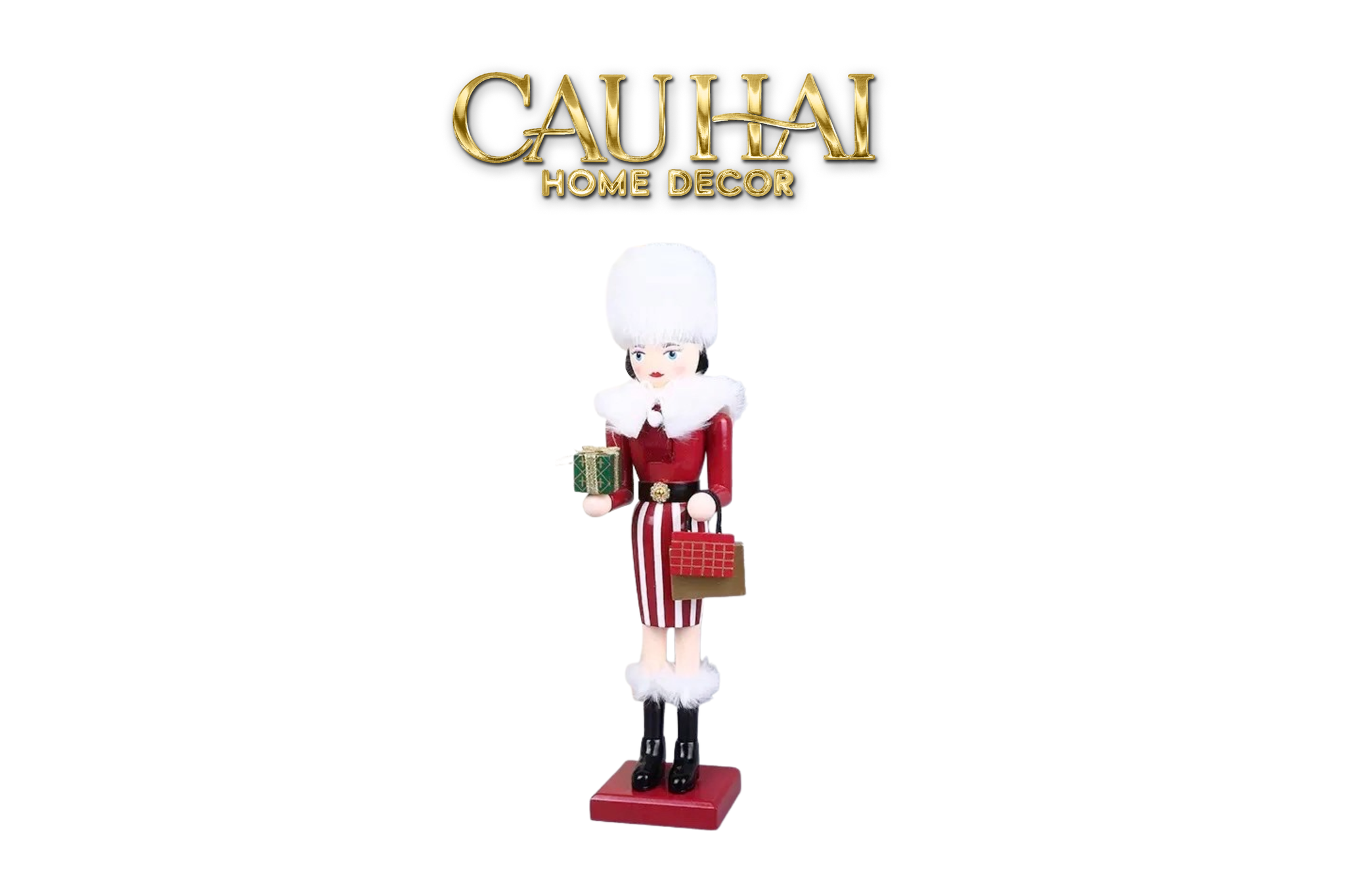 FÊTES COUTURE - TƯỢNG NUTCRACKER LA DAME D’HIVER ATÉLIER - CẬU HAI HOME DECOR
