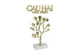 HOME COUTURE - ĐẾ NẾN BRASSON DIVINITY AURUM BRANCH H27 - CẬU HAI HOME DECOR