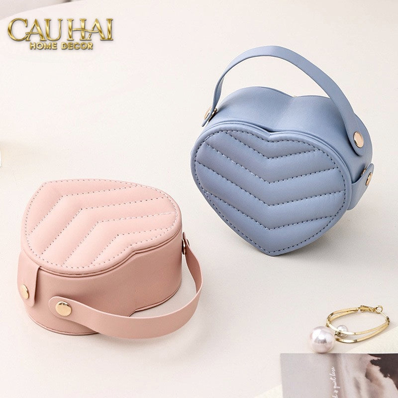 HAUTE FOLIE - HỘP TRANG SỨC MINI D'AMOUR CREAMY PEACH - CẬU HAI HOME DECOR