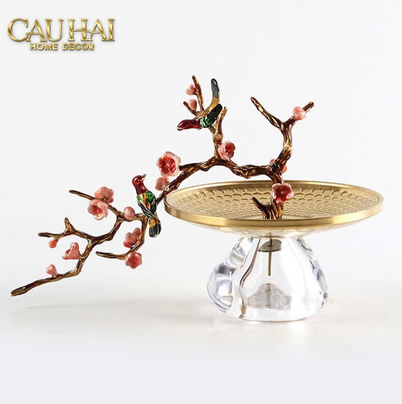 Elysian - Đĩa Branche De Bonheur Atélier-CẬU HAI HOME DECOR