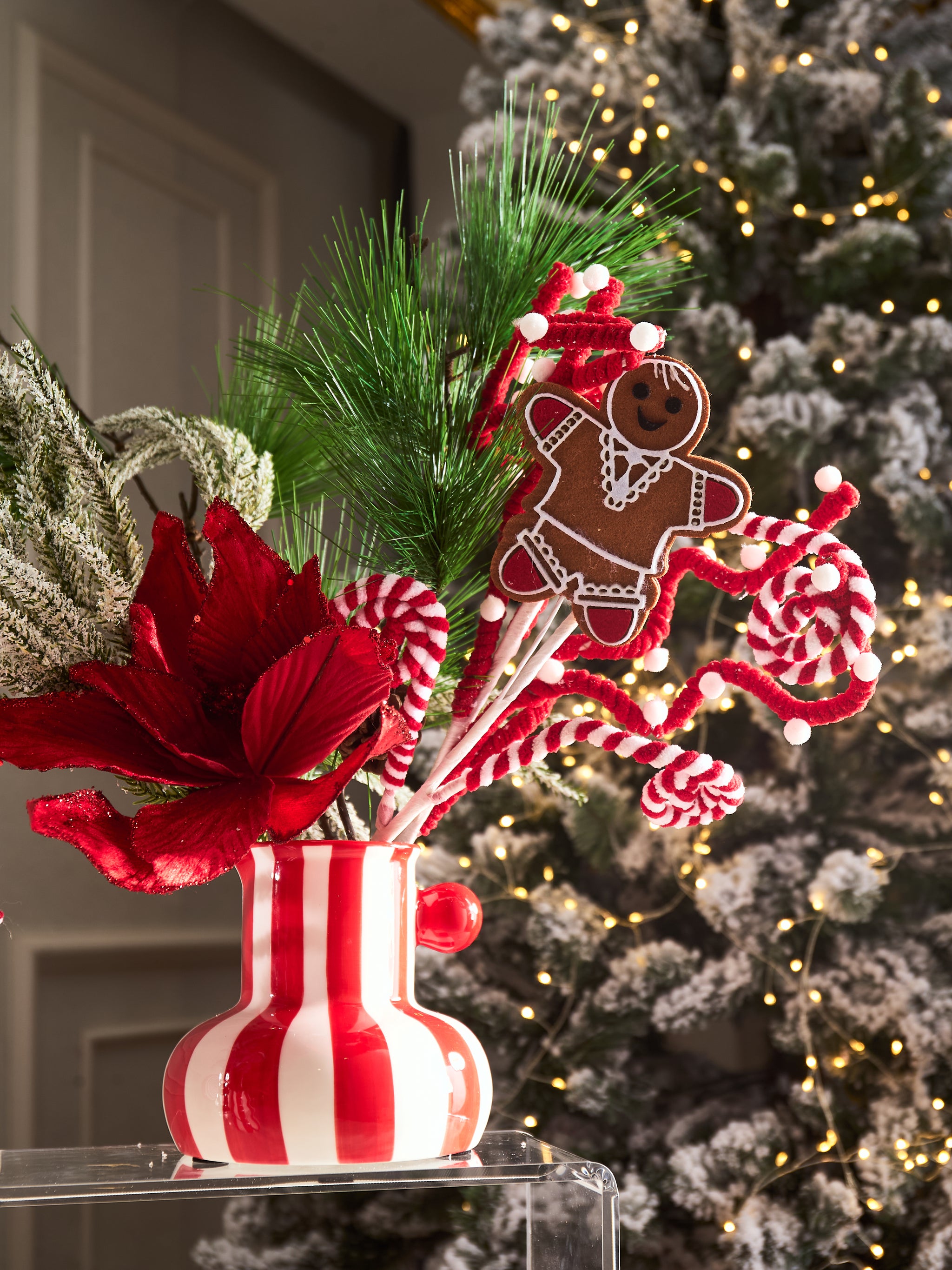 SET BÌNH HOA GIÁNG SINH PETIT CHERRY CLOWNY - CẬU HAI HOME DECOR