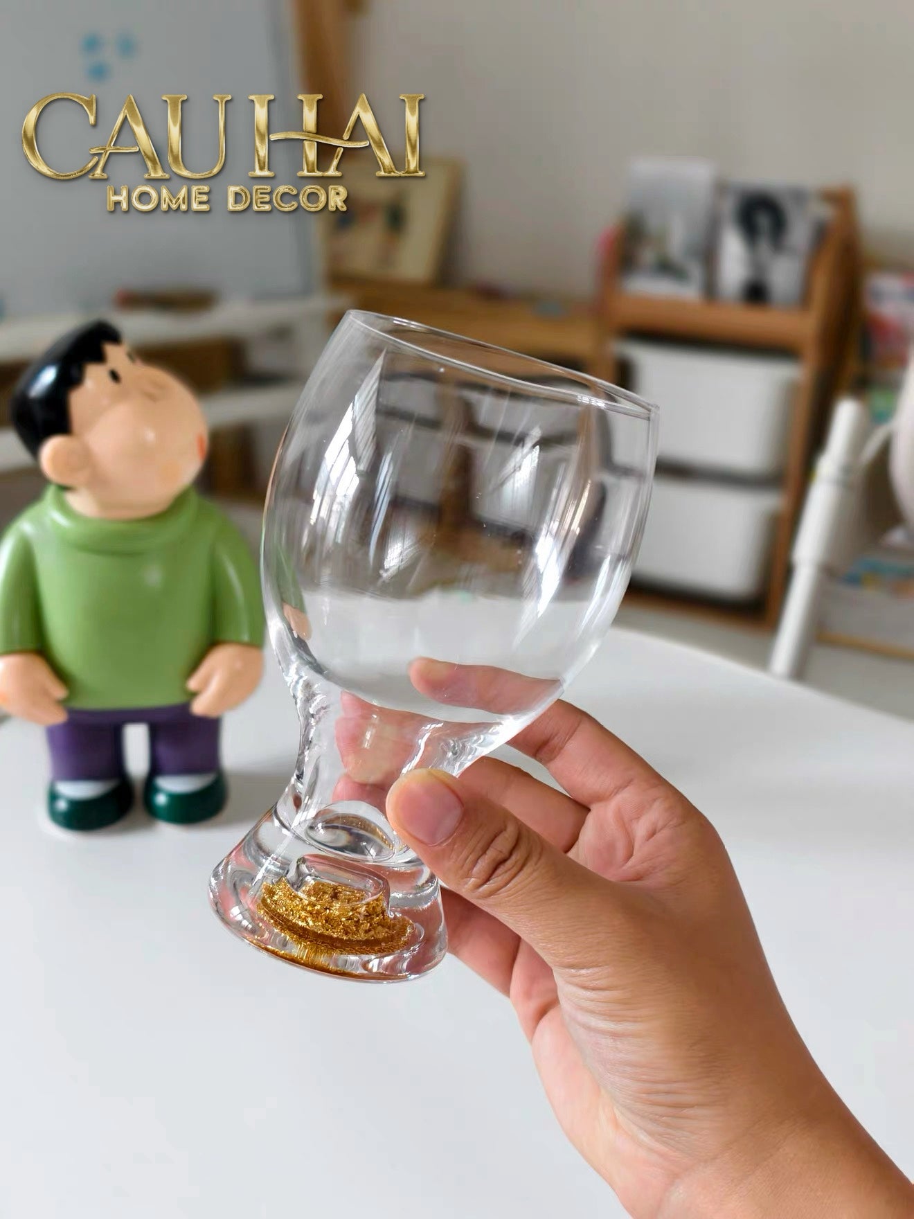 Set 2 Ly Bia Thuỷ Tinh Glacier La Couleur Rose Cocktail Glasses  370Ml