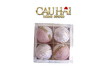FÊTES COUTURE - SET CHÂU SPARKLE VELOUR CHRISTMAS ORNAMENTS - MOYENNE 8.0 4PCS - CẬU HAI HOME DECOR