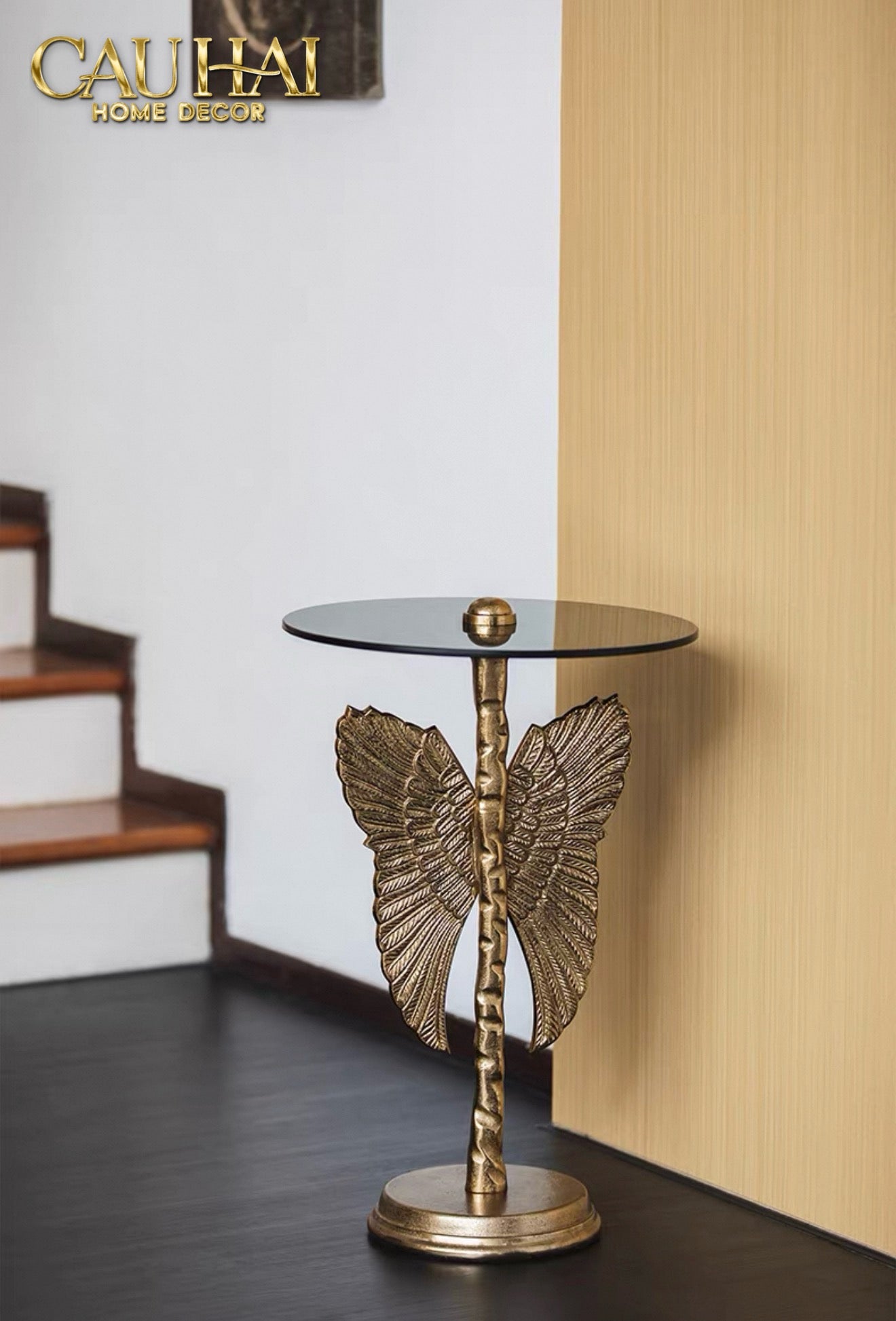 Home Couture - Bàn Góc Papillon Brasson Side Table-CẬU HAI HOME DECOR