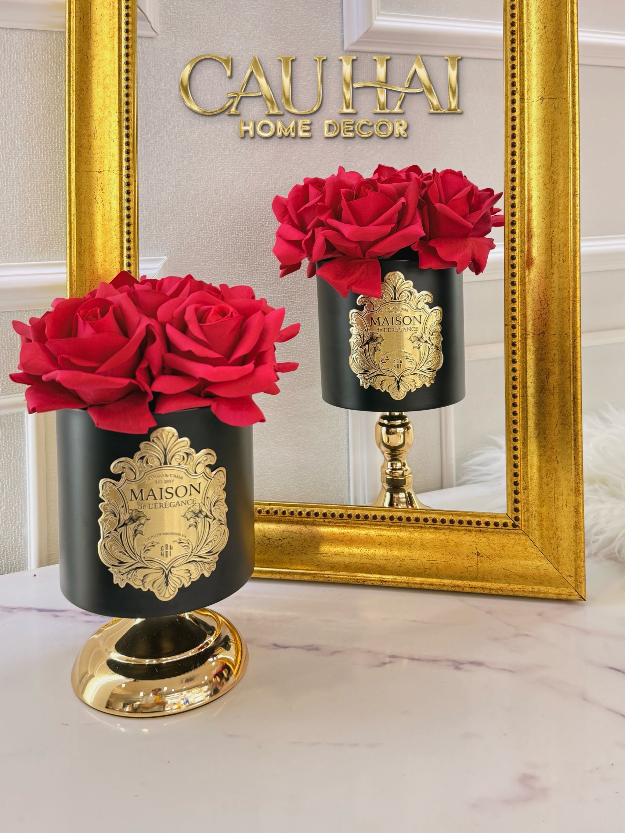 L’ESSENCE DU ROSE - CHẬU HOA HỒNG D12 - CẬU HAI HOME DECOR