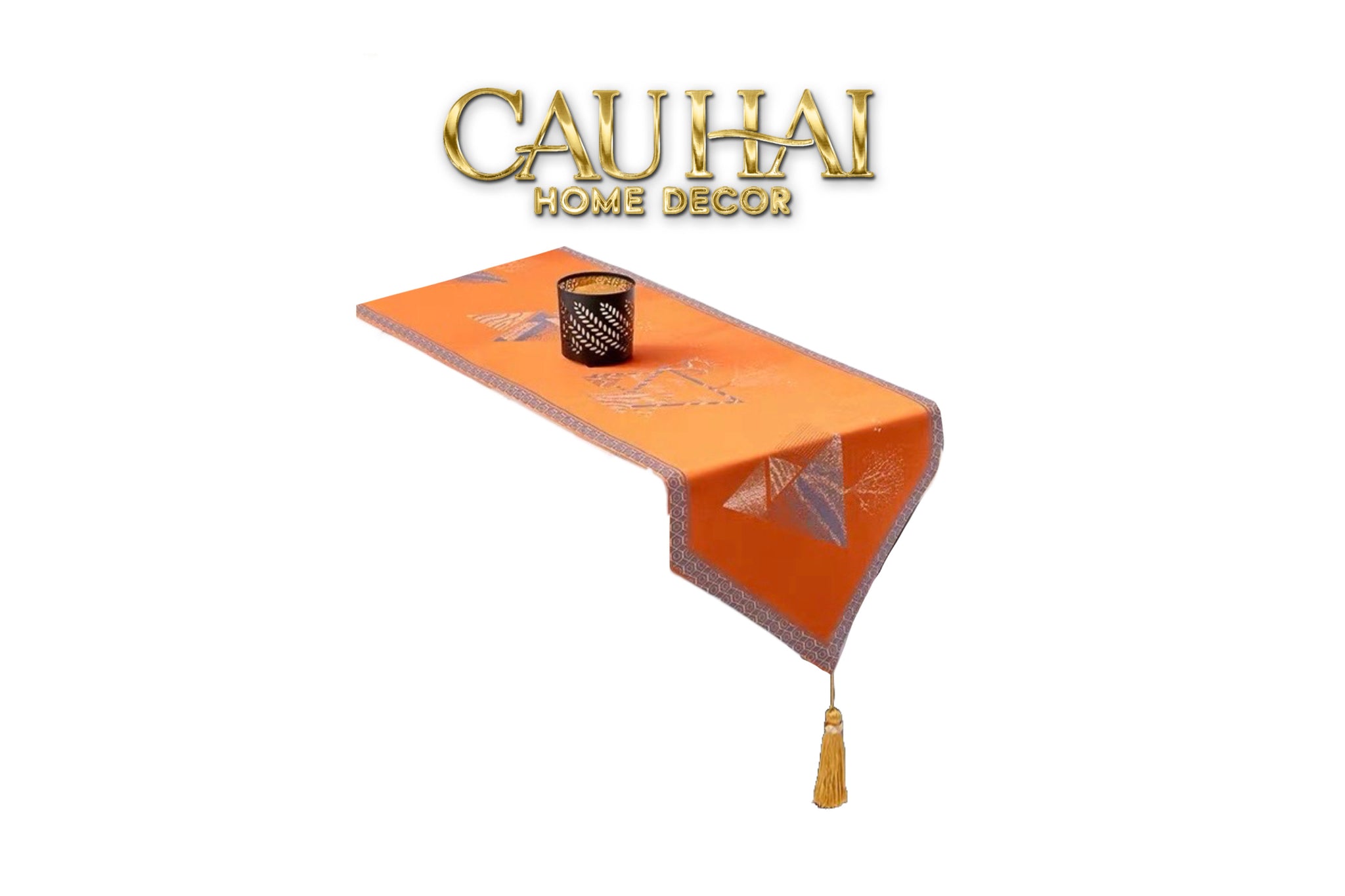 KHĂN TRẢI BÀN GLOIRE IMPÉRIALE TERRA TABLE RUNNER 30X210 - CẬU HAI HOME DECOR