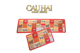 Set Thảm Bếp Microfiber 45x75/150 Patchwork Équestre Crimson Rouge