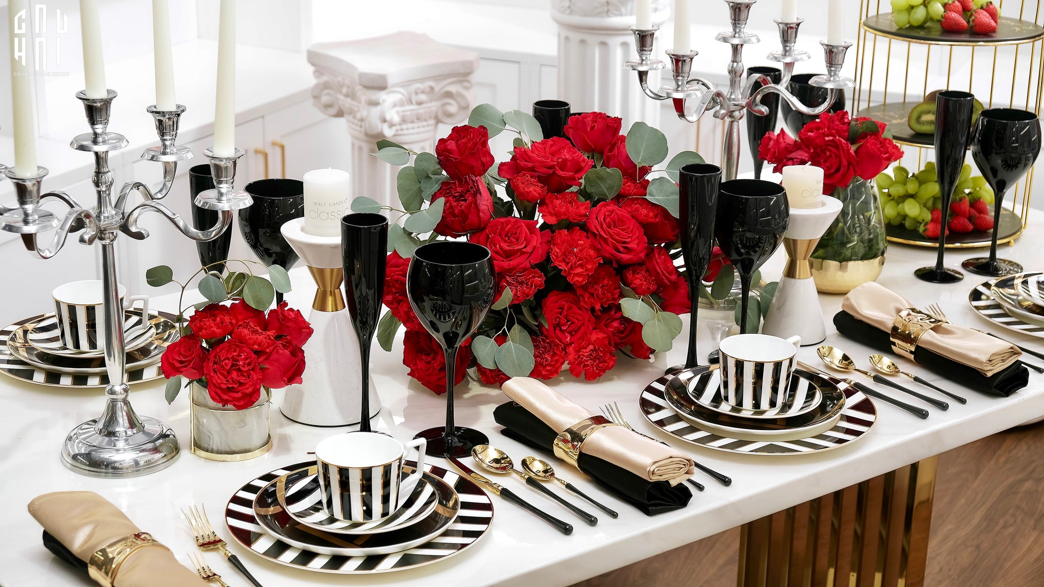 HARLEY DINNER PLATE SET 2PCS - CẬU HAI HOME DECOR