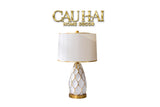 ĐÈN BÀN MARTHA - MARTHA PORCELAIN SIDE TABLE LAMP - CẬU HAI HOME DECOR