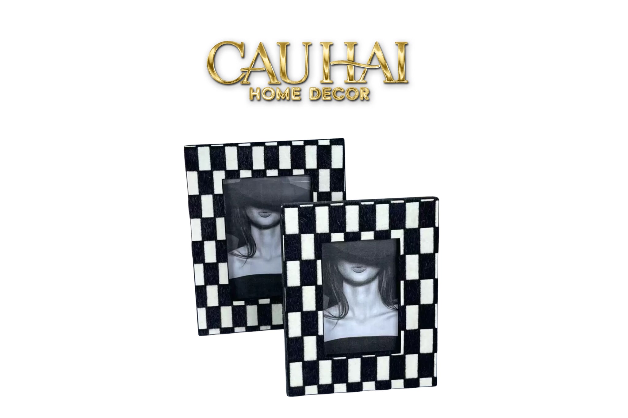 SET 2 KHUNG ẢNH MONO CHECKER RÉFLEXION - CẬU HAI HOME DECOR
